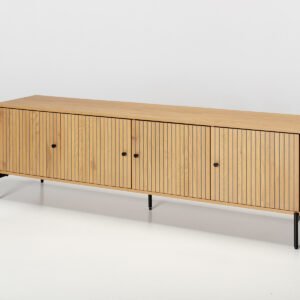 Bergen TV Unit – 1.8m Oak Effect 4 Door TV Unit
