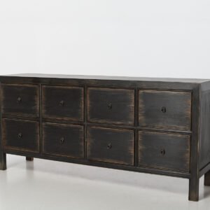 Etiene Buffet – Reclaimed Wood, Handcrafted 8 Drawer Buffet Chest