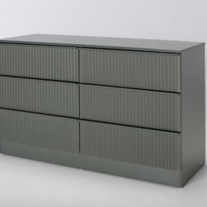 Greenwich Chest of Drawers – 6 Drawer Chest (3 x 3), Green