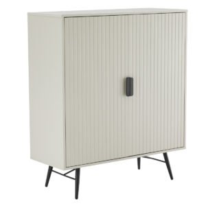 Malmo Highboard – 2 Door Highboard, Pastel Grey
