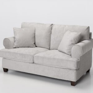 Windsor 2 Seater Sofa – Deluxe Modern 2 Seater Sofa, Light Grey Linen (Copy)