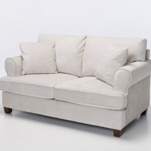 Windsor 2 Seater Sofa – Deluxe Modern 2 Seater Sofa, Stone Linen